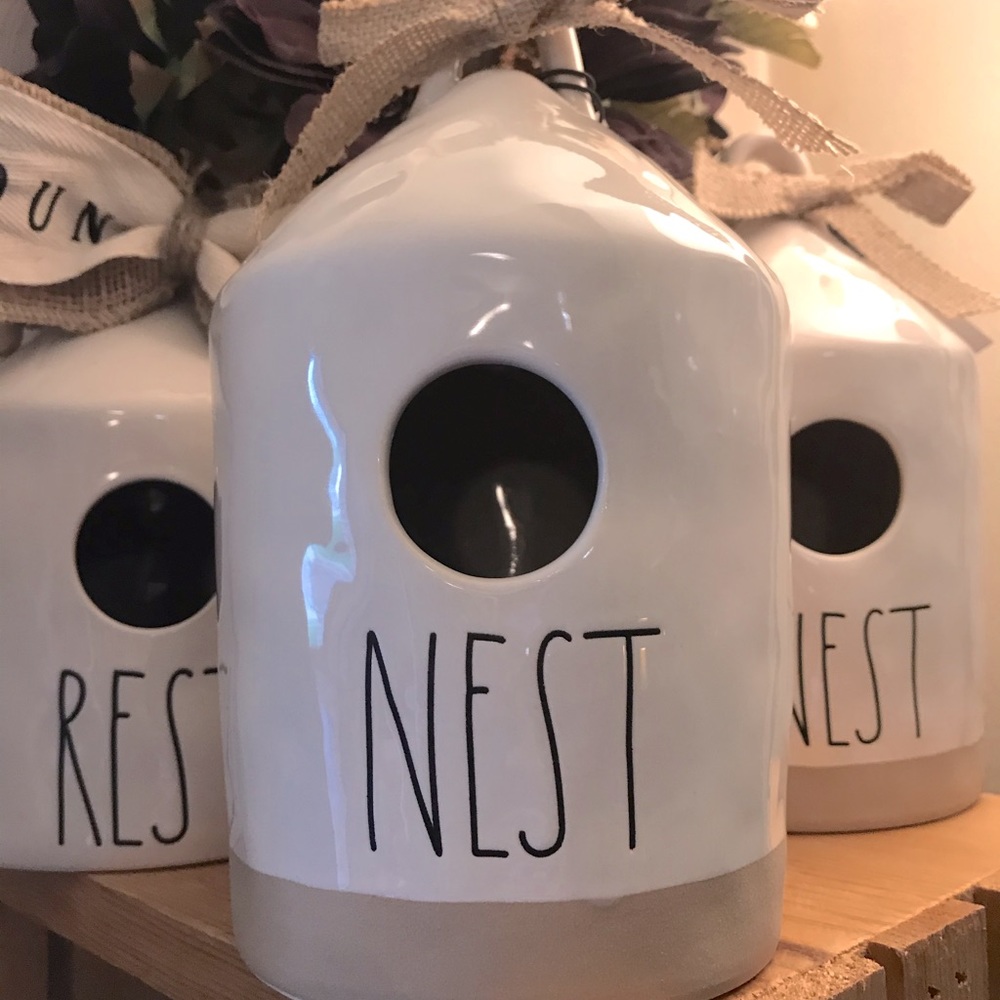 Rae Dunn NEST birdhouse NWT
